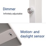 thumbnail of LED-Standleuchte MAULjuvis, dimmb., Bewegungs-/Lichtsensor weiß