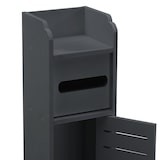 thumbnail of Helloshop26 - Elegante mueble de baño con portarrollos madera compuesta 80 x 15 x 15 cm gris oscuro 03_0007670