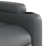 thumbnail of vidaXL Massagesessel Elektrisch Grau Kunstleder