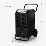 thumbnail of DuraDry 70L Luftentfeuchter | 70L/Tag | 140 m2 | rostfrei | mobil | 450 m³/h Anthrazit