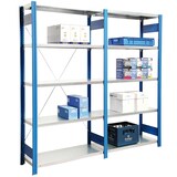 thumbnail of PROREGAL Fachbodenregal FALKE | Medium-Duty | Grundregal | HxBxT 250x87x60cm | 6 Ebenen | Fachlast 250kg | Einseitig nutzbar | Rahmen Resedagrün