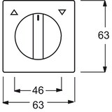 thumbnail of Busch-Jaeger Zentralscheibe stws mt 1740 DR/03-884 2CKA001710A3870