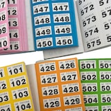 thumbnail of CombiCraft nummerbloks 1 tot 1000 - garderobenummers - dubbelnummers - 12 boekjes