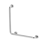 thumbnail of ROSSIGNOL Barre d'appui PMR 90° gauche en inox 45x60cm BISKA chromé