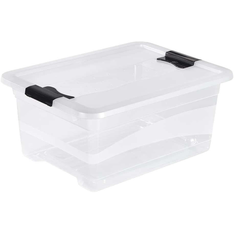Keeeper - Aufbewahrungsbox mit Deckel 12L Transparent, Kollektion Cornelia