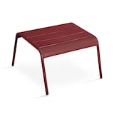 thumbnail of Oviala Set van 2 paarse metalen relaxfauteuils met voetensteun