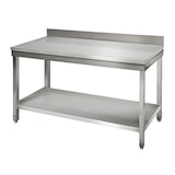 thumbnail of Gasfrit- Professionele roestvrijstalen werktafel  600 x 600 x 850 + 100 mm