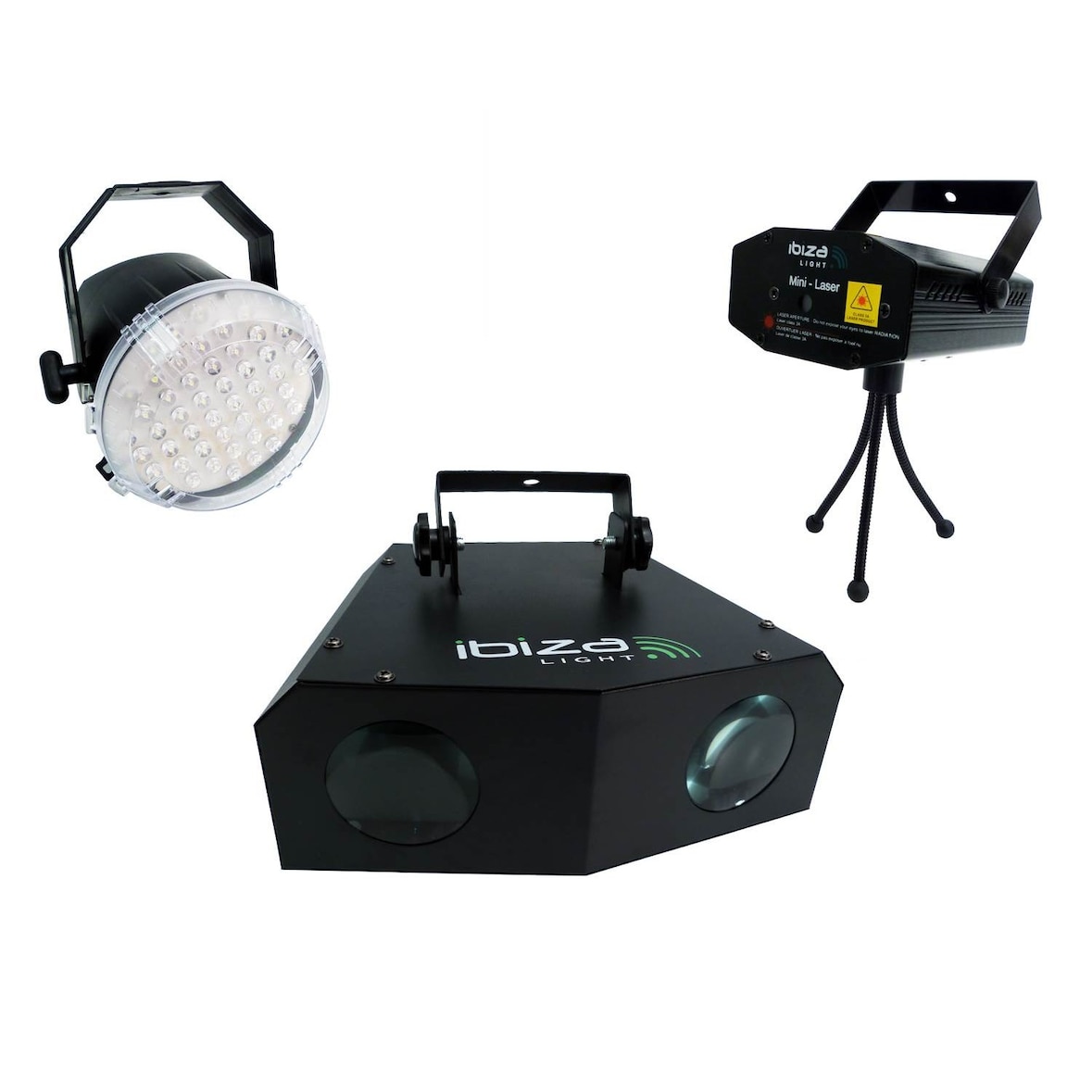Pack 3 jeux de lumière IBIZA LIGHT NIGHT & LIGHT