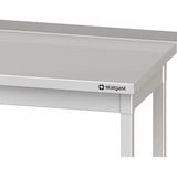 thumbnail of Stalgast Edelstahl Arbeitstisch ohne Grundboden, 1900x600x850 mm, ohne Verstrebung, ohne Aufkantung, verschweißt