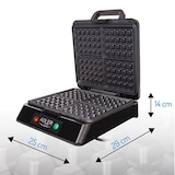 thumbnail of Adler AD3036 Máquina de Waffles Eléctrica 4 Waffles Belgas, Placas Anti-aderentes, 1500W, Prata