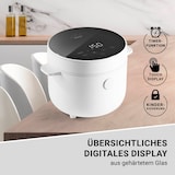 thumbnail of N8WERK Reiskocher 2l - 5 Programme - Touch-Display - ohne Anhaften & Überkochen - automatische Warmhaltefunktion & Überhitzungsschutz - inkl. Dampfgar