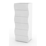 thumbnail of shopinnovativo -Settimino cassettiera design camera da letto 6 cassetti bianco 50x40x121 H cm