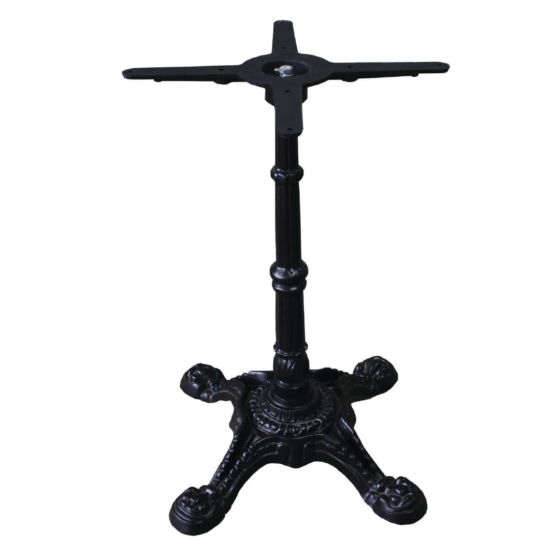 Bolero Classic tafelonderstel van gietijzer, 72 cm hoog.