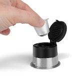 thumbnail of Orbegozo cafetera espresso y cappuccino EX 5500, 20 bar de presión, termómetro, depósito extraíble 1,5 L, vaporizador, 1100 W