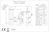 thumbnail of Kühlschrank Edelstahl 2 Türen 1200L - Statische Kühlung mit Ventilator, LED-Beleuchtung, verschließbar - Ecofrost - Combisteel