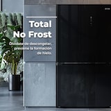 thumbnail of EVVO Frigorífico 4 puertas F100 Glass, Inverter, Total No Frost, 321l + 169l, Dispensador de agua