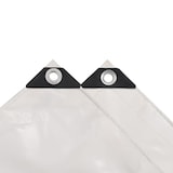 thumbnail of vidaXL Dekzeil 650 g/m² 3x3 m wit