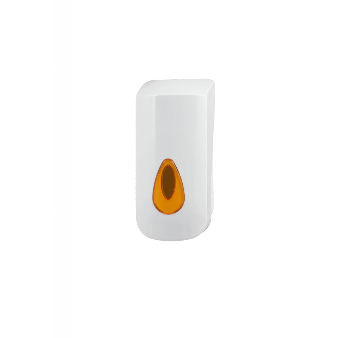 PlastiQline Seifenspender - 900 ml - Kunststoff - Farbfenster orange