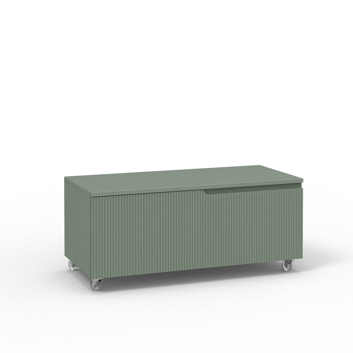 AQA Design Cassettiera in MDF VENERE verde salvia cm. L.100 P.45 H.42 MPVE101HR-SAL
