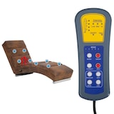 thumbnail of vidaXL Massage Chaiselongue Braun Wildleder-Optik