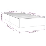 thumbnail of vidaXL Bettgestell Schwarz 90x190 cm Stoff