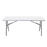 thumbnail of Table de réception pliante 180 cm blanche en PEHD  8 places - Oviala
