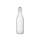 thumbnail of Botella Bormioli Rocco de 1 l con tapón, paquete de 12