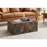 thumbnail of SalesFever Salontafel 90 x 60 cm | rechthoekig | MDF verijdeld in marmerlook | B 90 x D 60 x H 35 cm | Bruin