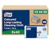 thumbnail of TORK | W8 Long Life Reinigingsdoekje Blauw, Multi-Purpose, 8x 40 Doekjes, 194450 - Doos 8 pakjes