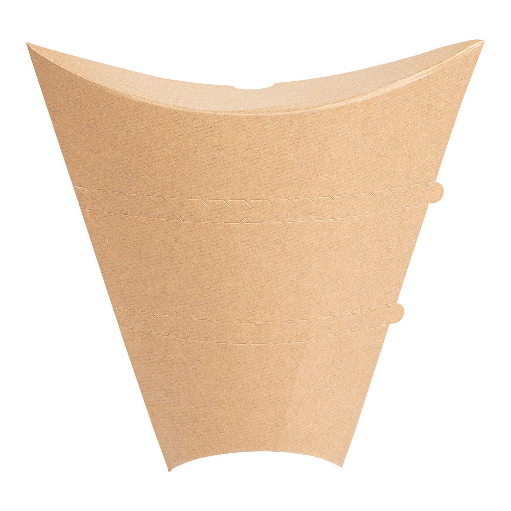 Envases Para Crêpes 'Thepack' 220 G/M2 22,5X21,5X4 Cm Marrón Cartón Ondulado Nano-Micro (500 unidades)