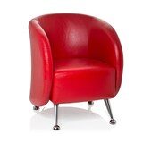 thumbnail of Loungesessel / Clubsessel ST. LUCIA Kunstleder rot hjh OFFICE