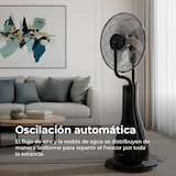 thumbnail of Ventilador Nebulizador EVVO VN700, 90W, Pantalla LED, 3 Modos, Temporizador 7.5h, Mando a Distancia, Ruedas, Silencioso