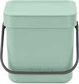 thumbnail of Brabantia Abfallsammler mit Stay-open Deckel | 3 Liter, HxBxT 17,4x18,8x13,9cm | Kunststoff | Jade