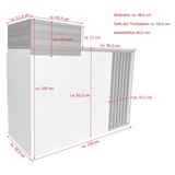 thumbnail of Empfangstheke Tresen für Ihr Büro Avignon schwarz Eiche Salon Kanzlei  Praxis Möbel von Jet-Line