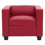 thumbnail of Sessel Loungesessel Lille ~ Kunstleder, rot