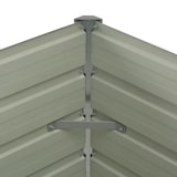 thumbnail of Helloshop26 - Jardinière surélevée anthracite 100 x 100 x 77 cm jardin plantes fleurs acier galvanisé 02_0000853