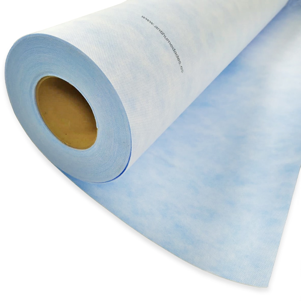 Manta impermeabilizante Cumifelt para terraços (15 m x 1 m) - Previne fugas de água em telhados, varandas, decks, etc.