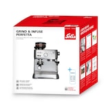 thumbnail of Solis Siebträger Kaffeemaschine 54 mm Siebhalter Milchaufschäumer Bohnenmahlwerk