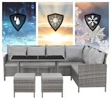 thumbnail of SVITA MADISON polyrattan dining set tuinmeubelset rotan lounge hoekbank grijs