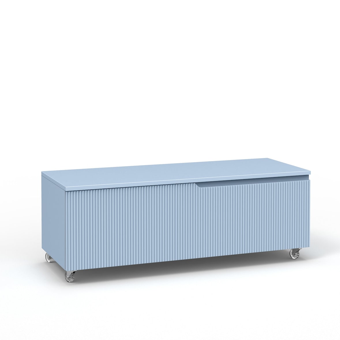 AQA Design Cassettiera in MDF VENERE azzurro tiffany cm. L.120 P.45 H.42 MPVE121HR-TIF