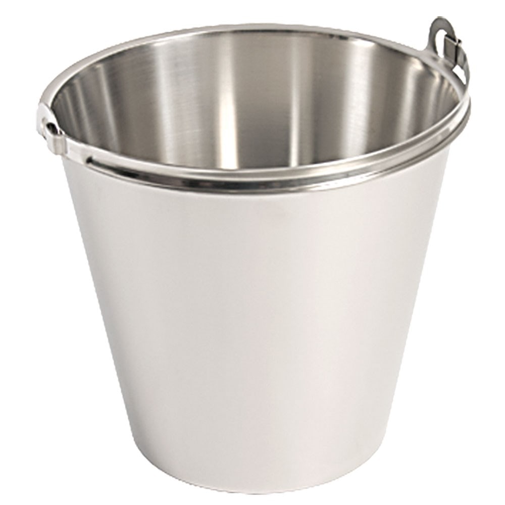 Seau inox 15 L gradué sans base Stellinox