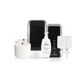 thumbnail of KOMPLETT-SET Toilettenkabine: Toilettenpapierspender + SENSOR Sitzreinigung + Reinigungsschaum + Füllmittel