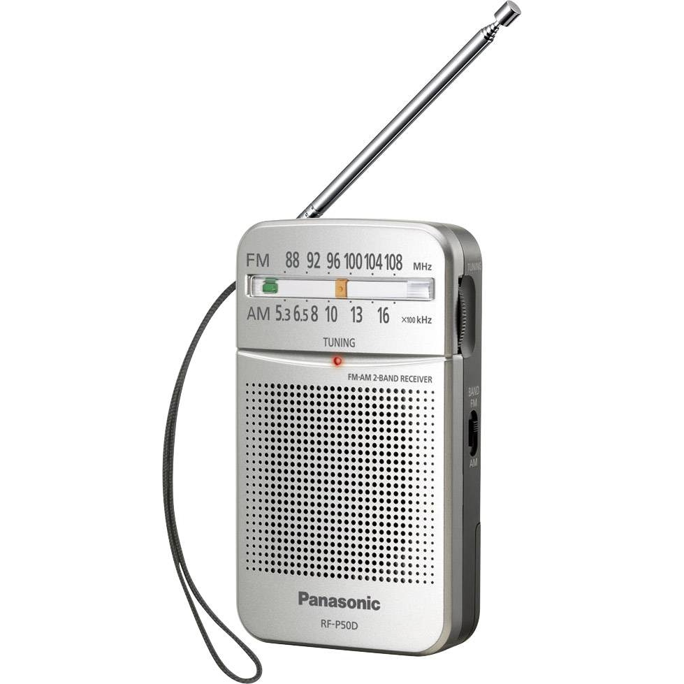 Panasonic RF-P50D Portátil Digital Plata