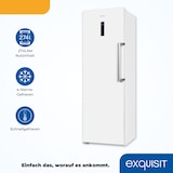 thumbnail of Exquisit Gefrierschrank GS295-NF-H-040D weiss | 274 l Nutzinhalt | NoFrost | Schnellgefrieren | Alarm-Funktion