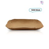 thumbnail of Pappschalen klein 1.000 Stk, to go, take away, biologisch abbaubar, nachhaltig, kunststofffrei