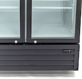 thumbnail of Maxima - Refrigerador para bebidas 2 puertas 800L con 8 estantes ajustables, LED y panel publicitario, puertas vidrio con cerradura, 100x72x202,3cm