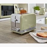 thumbnail of SWAN ST19010GNEU Retro Tostadora Pan Ranura Ancha 2 Rebanadas, Regulador Nivel de Tostado, Descongelación, Verde, 800W