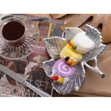 thumbnail of Dekoschale Blatt Masterbox 18-teilig Schale Aluminium Leaf Blattschale : silber