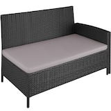 thumbnail of tectake Conjunto de ratán Barletta  negro - 404252