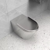 thumbnail of Edelstahl-WC für öffentliche Sanitärräume Global-Aqua SN1060, vandalismussicher, Bodenmontage.